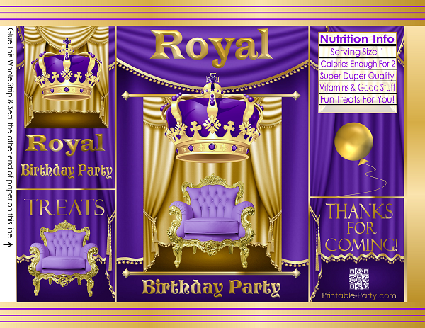 207xNxcustom chip cookie treat favor bags personalized potato chip royal birthday purple2