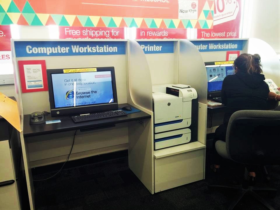 How To Print At Staples Use Staples Computer Workstation To Print